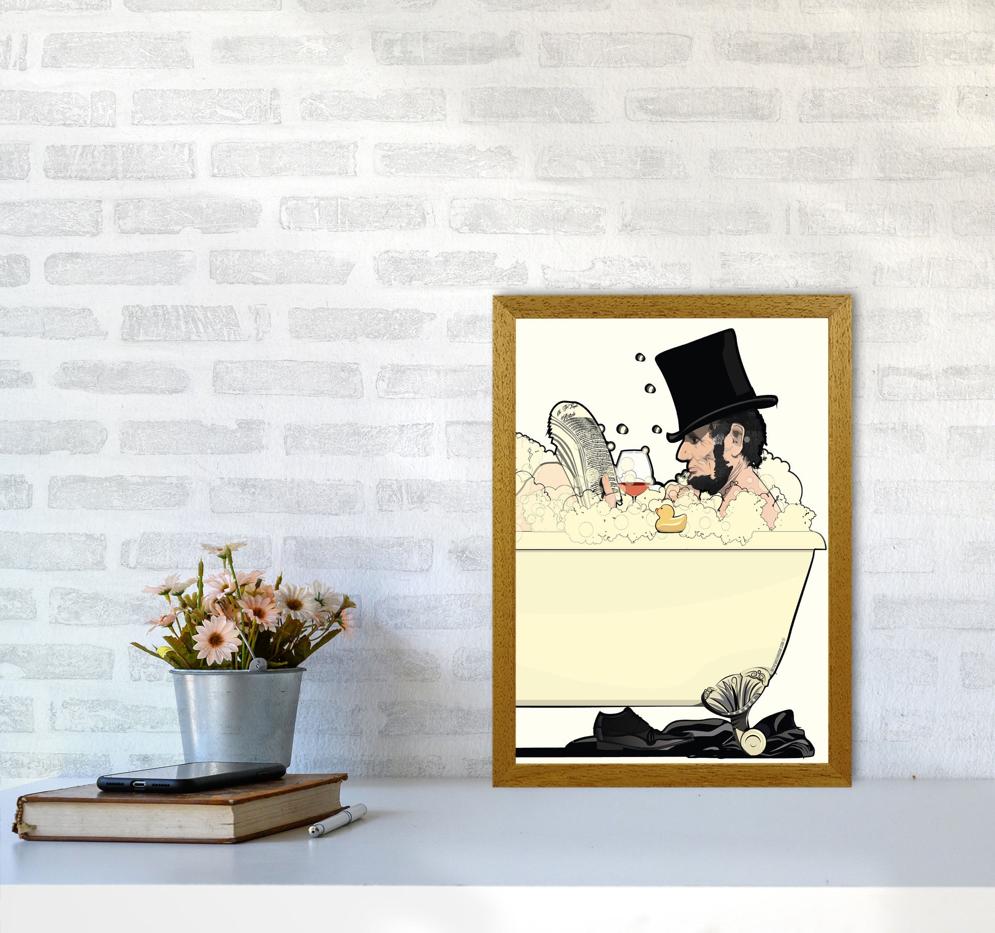 Lincoln Bath by Wyatt9 A3 Print Only