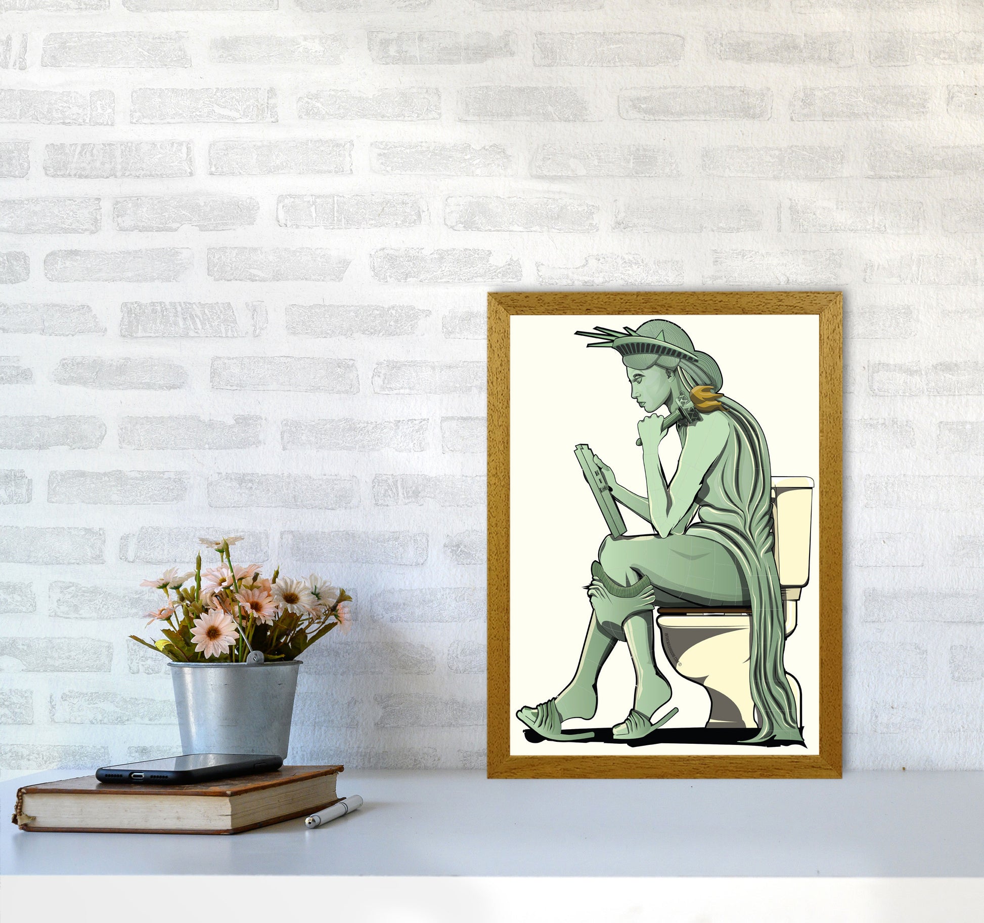 Statue of Liberty Loo by Wyatt9 A3 Print Only