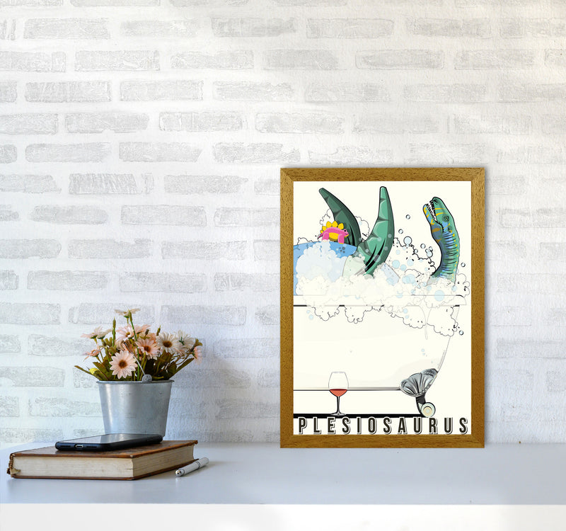 Swimming Dino by Wyatt9 A3 Print Only