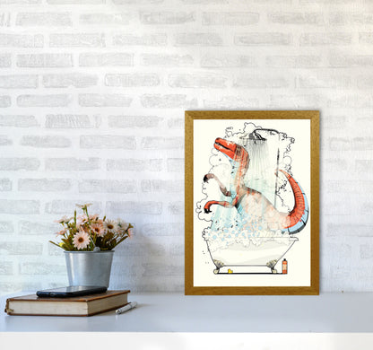 Velociraptor Bathroom by Wyatt9 A3 Print Only