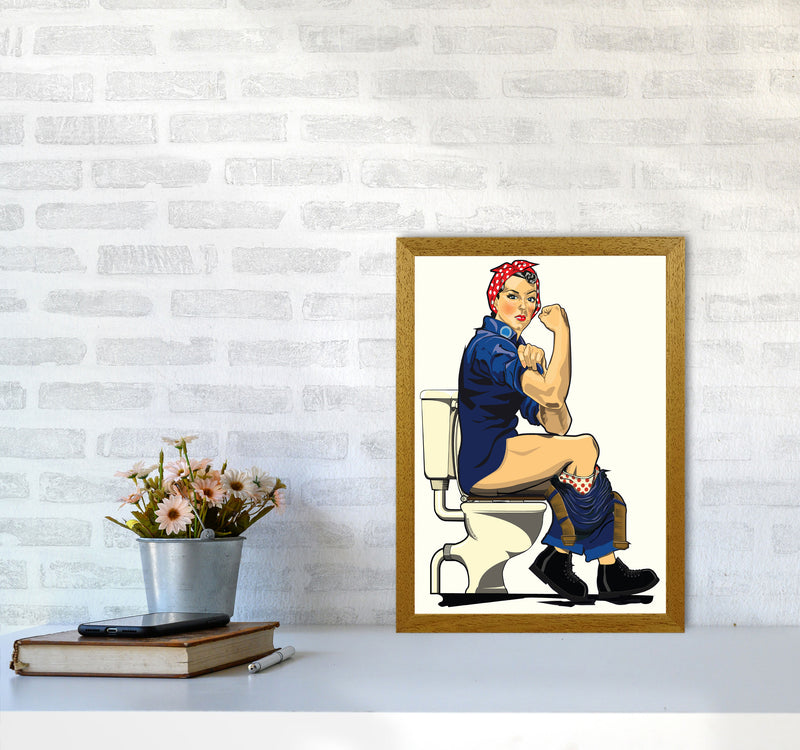 We Can Do It Loo by Wyatt9 A3 Print Only
