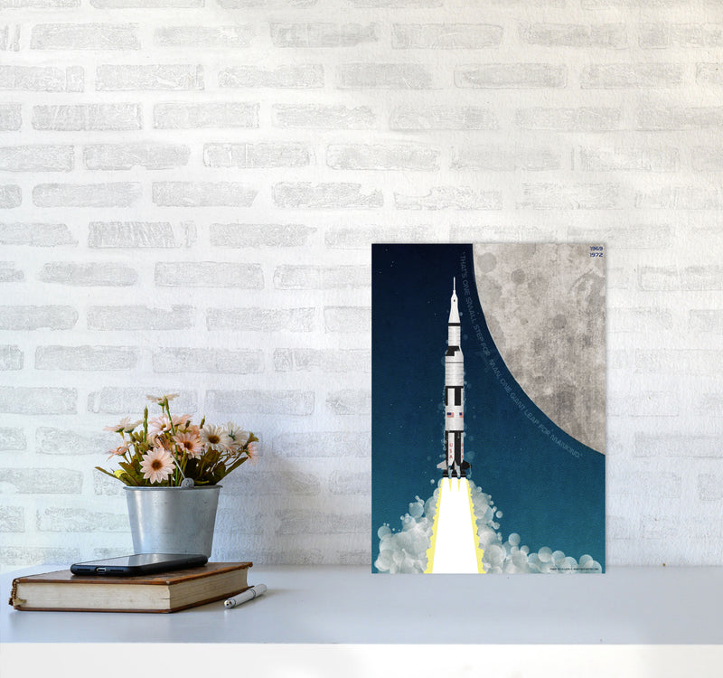 Apollo Art Print by Wyatt9 A3 Black Frame