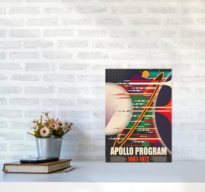 Apollo Program Art Print by Wyatt9 A3 Black Frame
