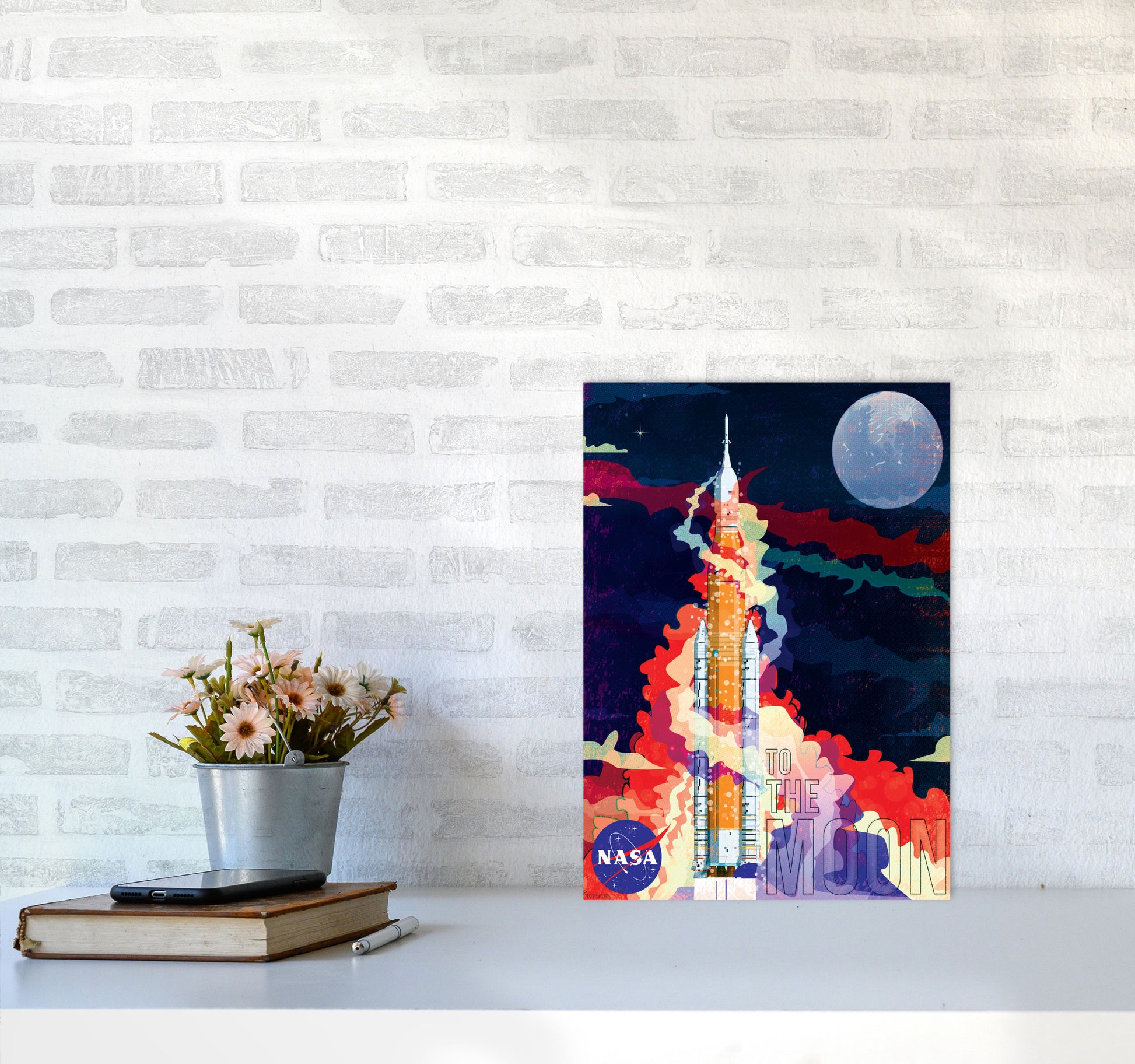 SLS Retro Print by Wyatt9 A3 Black Frame