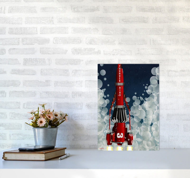 Thunderbird Three by Wyatt9 A3 Black Frame