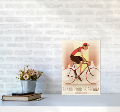 Vintage Spanish Tour by Wyatt9 A3 Black Frame