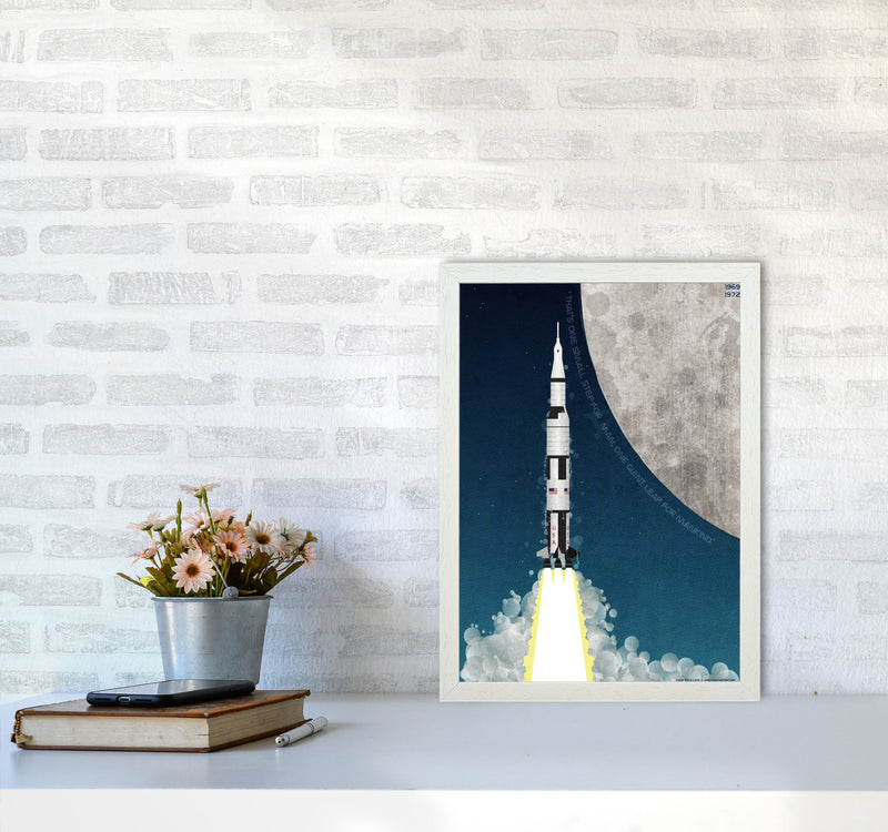 Apollo Art Print by Wyatt9 A3 Oak Frame