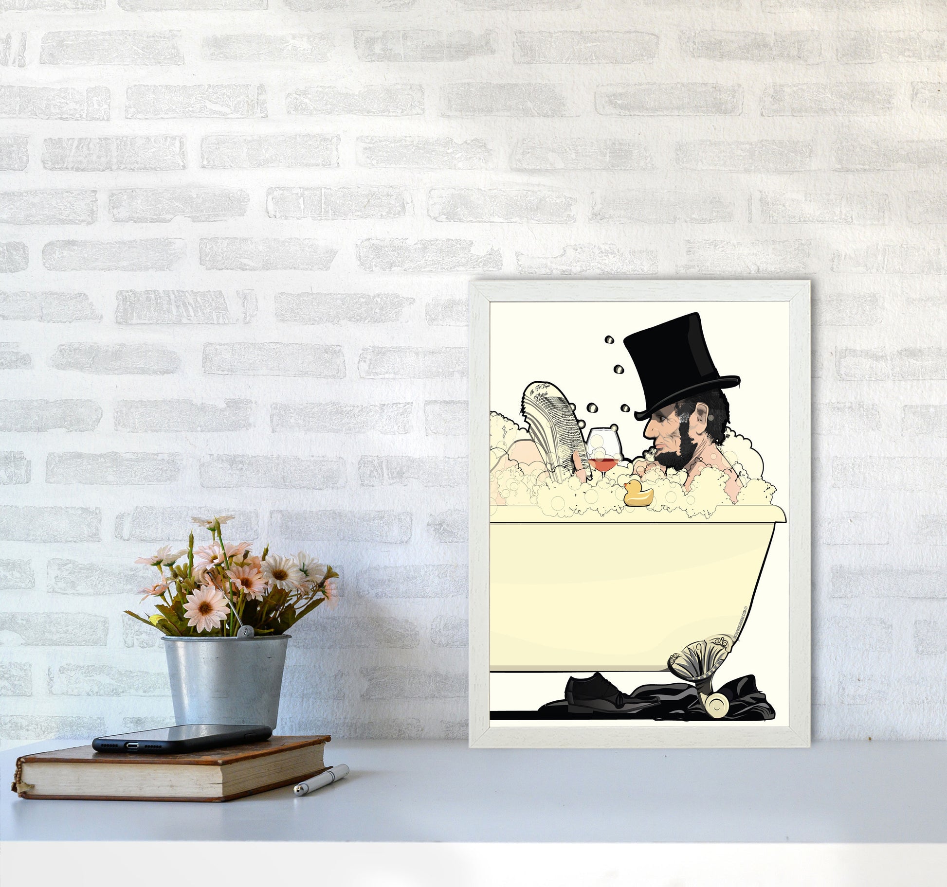 Lincoln Bath by Wyatt9 A3 Oak Frame