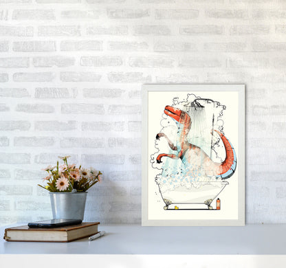 Velociraptor Bathroom by Wyatt9 A3 Oak Frame