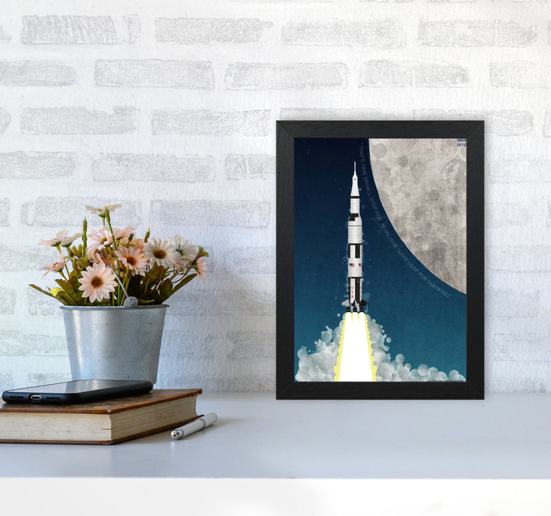 Apollo Art Print by Wyatt9 A4 White Frame
