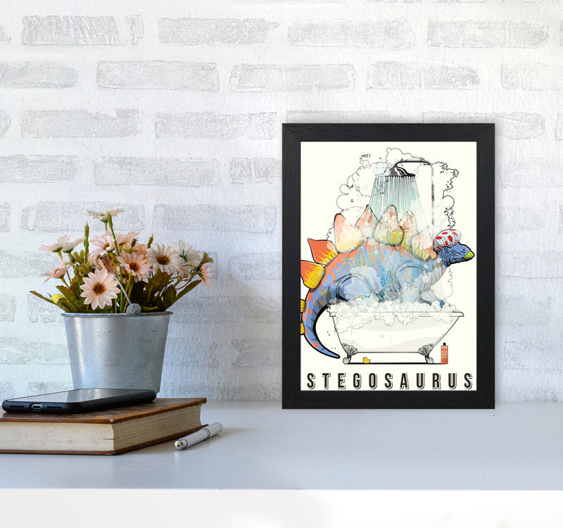 Steg Bathroom Print by Wyatt9 A4 White Frame
