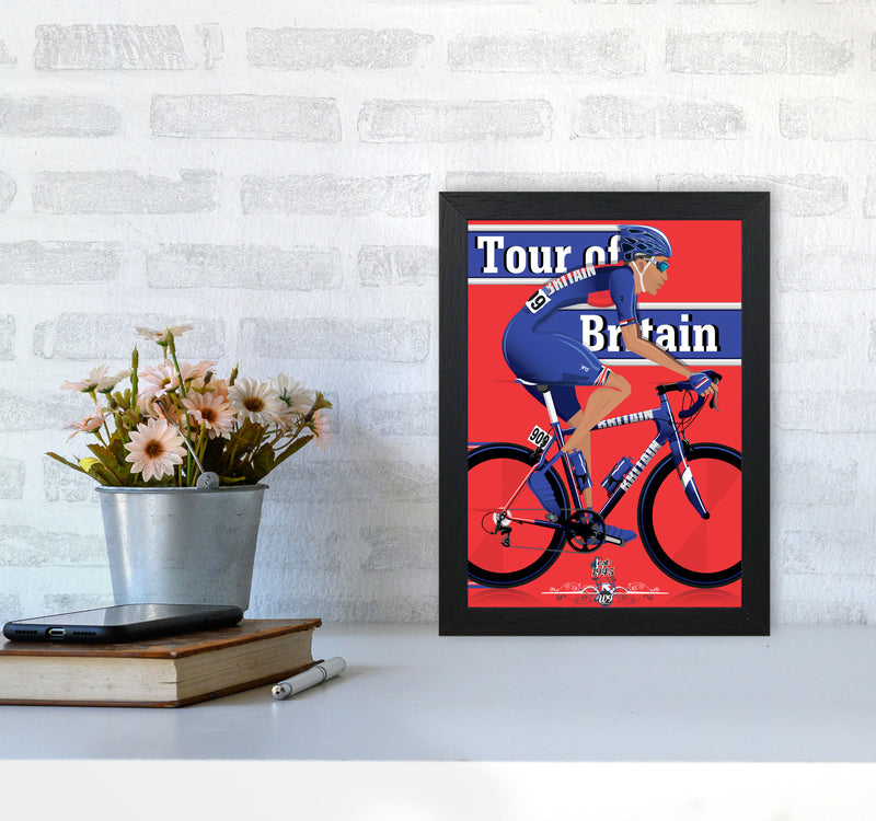 Tour De Britain by Wyatt9 A4 White Frame