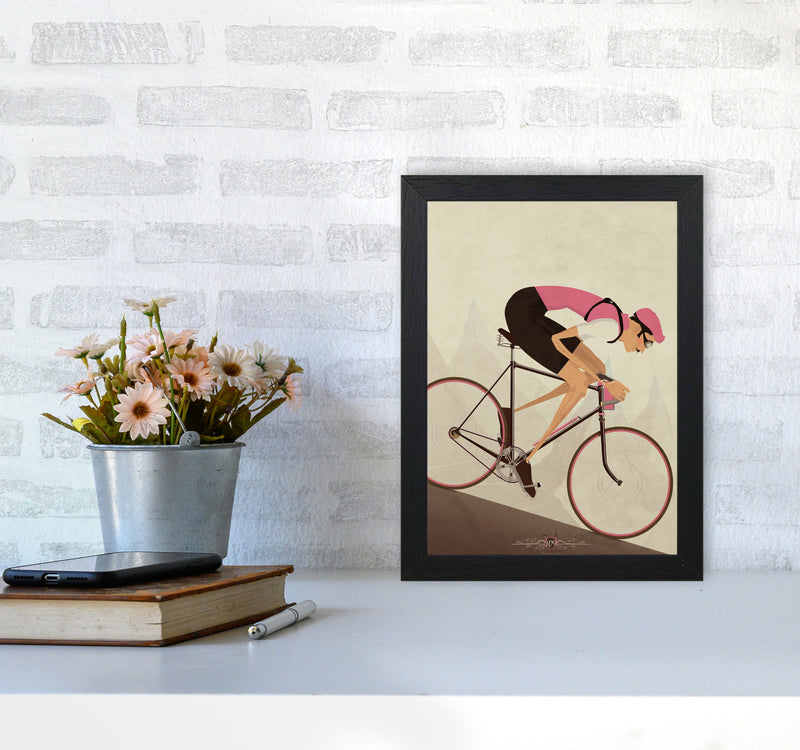 Vintage Downhill by Wyatt9 A4 White Frame