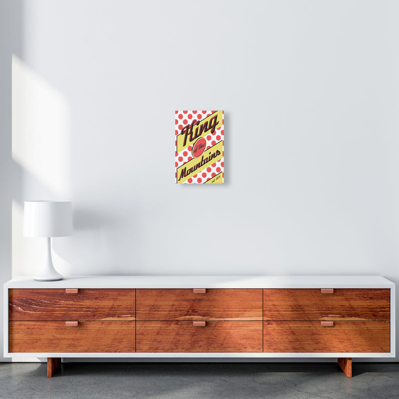 KOTM Cycling Print Red by Wyatt9 A4 Canvas