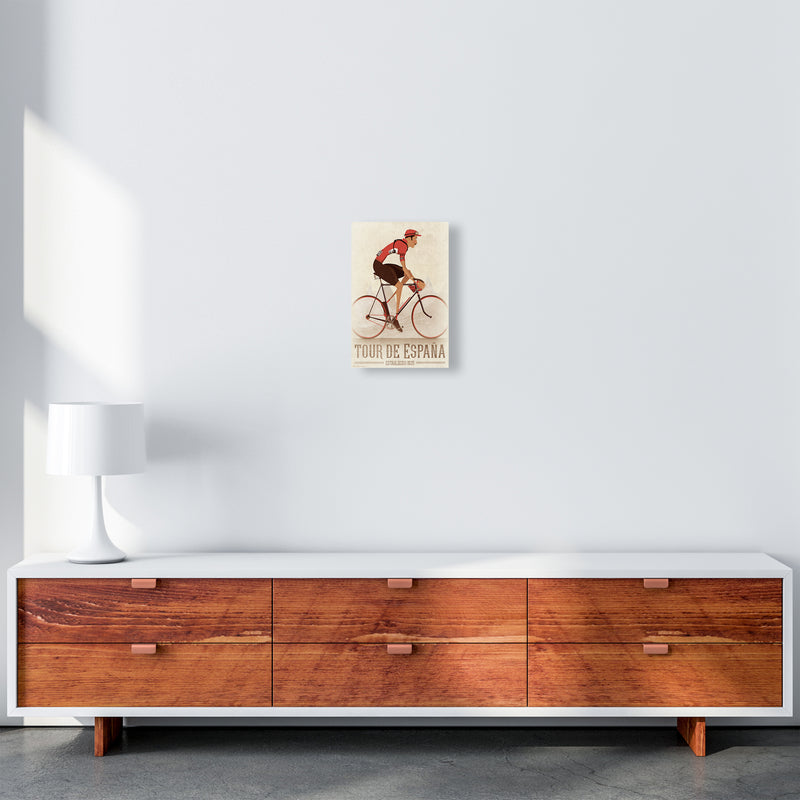 Spanish Tours Cycling Print by Wyatt9 A4 Canvas