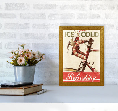 Cola Bike Cycling Art Print by Wyatt9 A4 Print Only