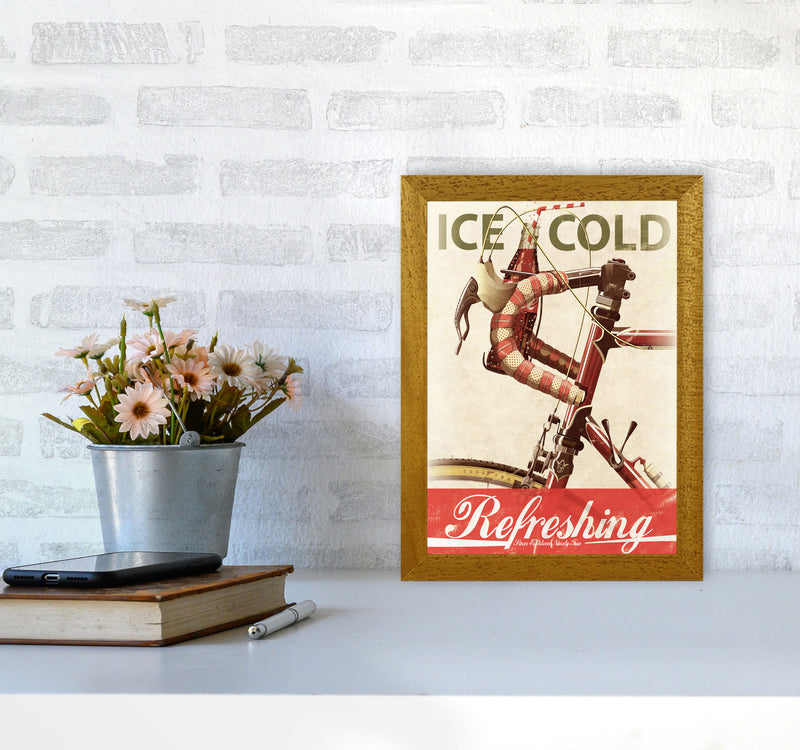Cola Bike Cycling Art Print by Wyatt9 A4 Print Only