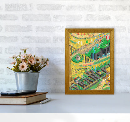Isometris TDF Cycling Print by Wyatt9 A4 Print Only