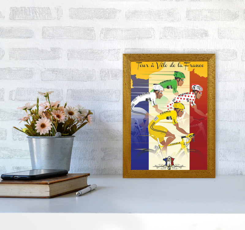 Jerseys Cycling Print by Wyatt9 A4 Print Only