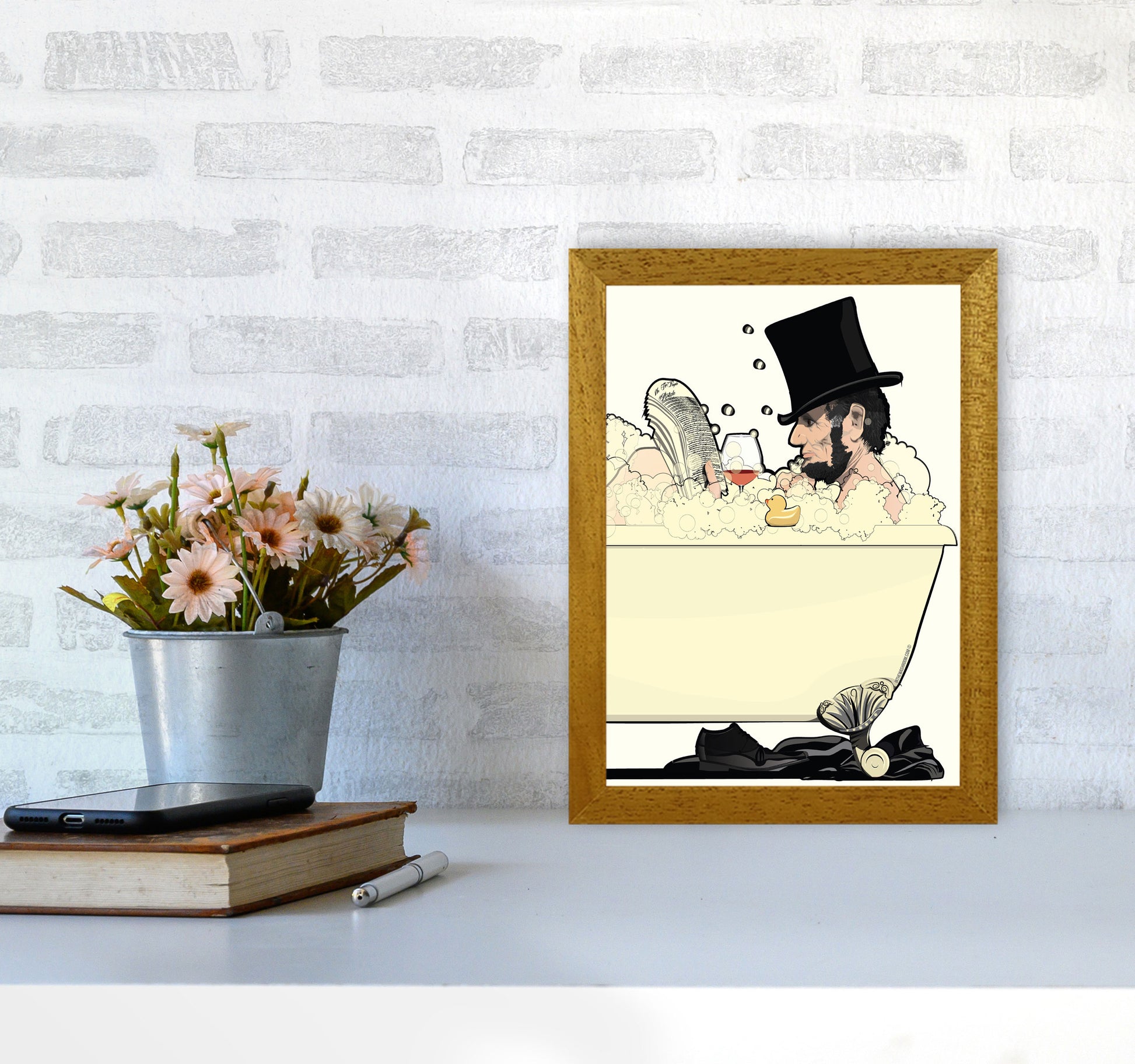 Lincoln Bath by Wyatt9 A4 Print Only