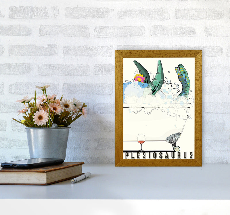 Swimming Dino by Wyatt9 A4 Print Only