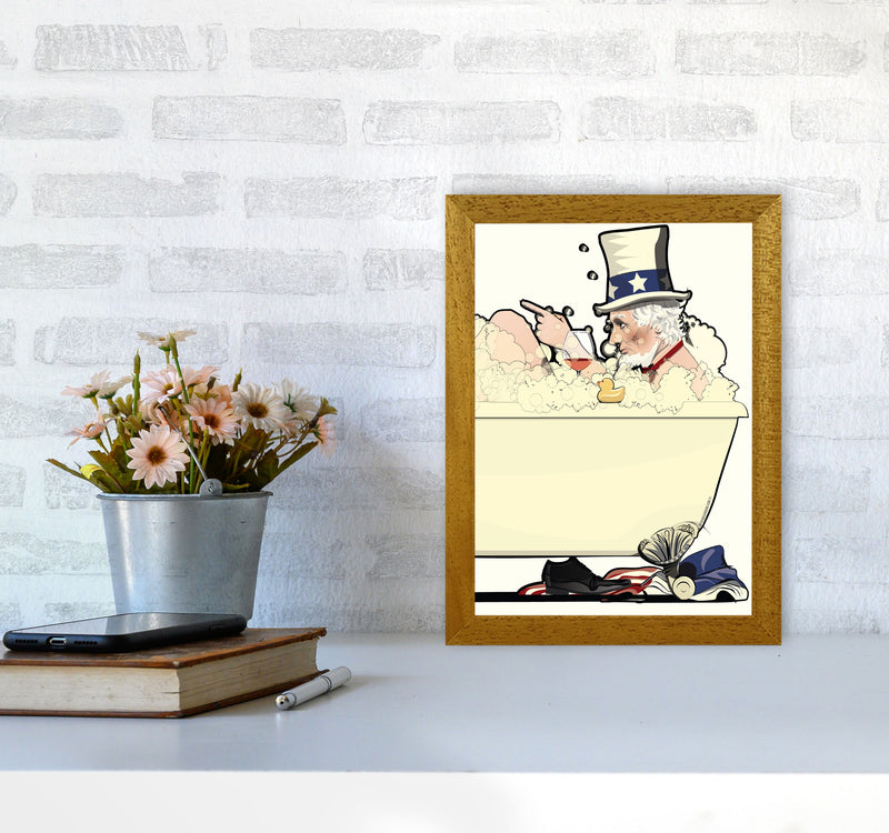 Uncle Sam Bath by Wyatt9 A4 Print Only