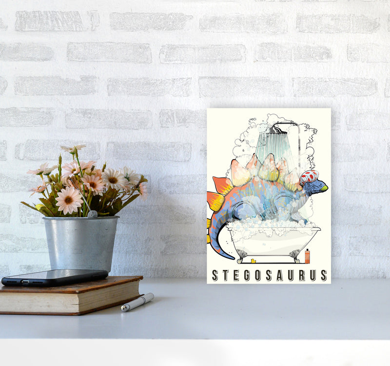 Steg Bathroom Print by Wyatt9 A4 Black Frame