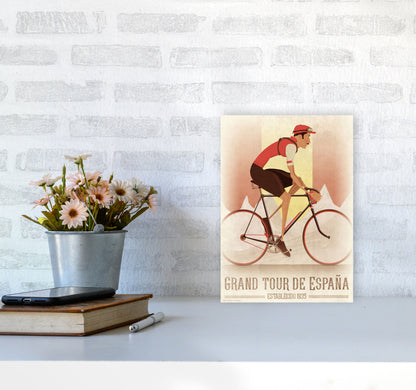 Vintage Spanish Tour by Wyatt9 A4 Black Frame