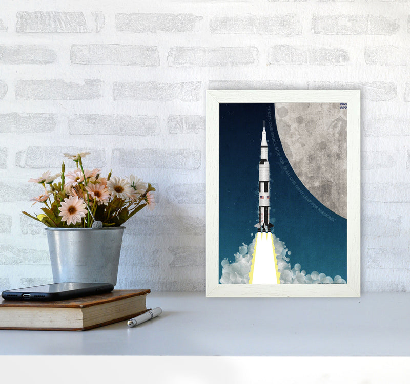 Apollo Art Print by Wyatt9 A4 Oak Frame