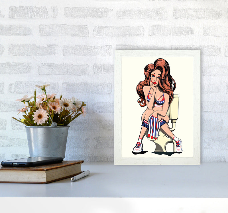 Cheerleader Loo by Wyatt9 A4 Oak Frame