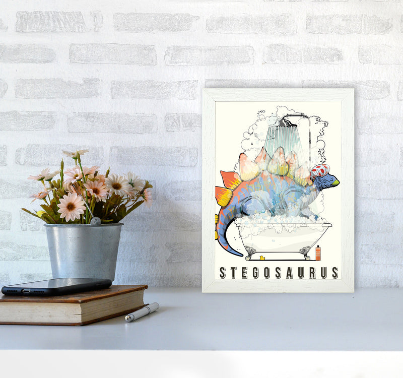 Steg Bathroom Print by Wyatt9 A4 Oak Frame