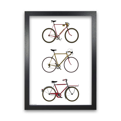Three Bikes by Wyatt9 Black Grain