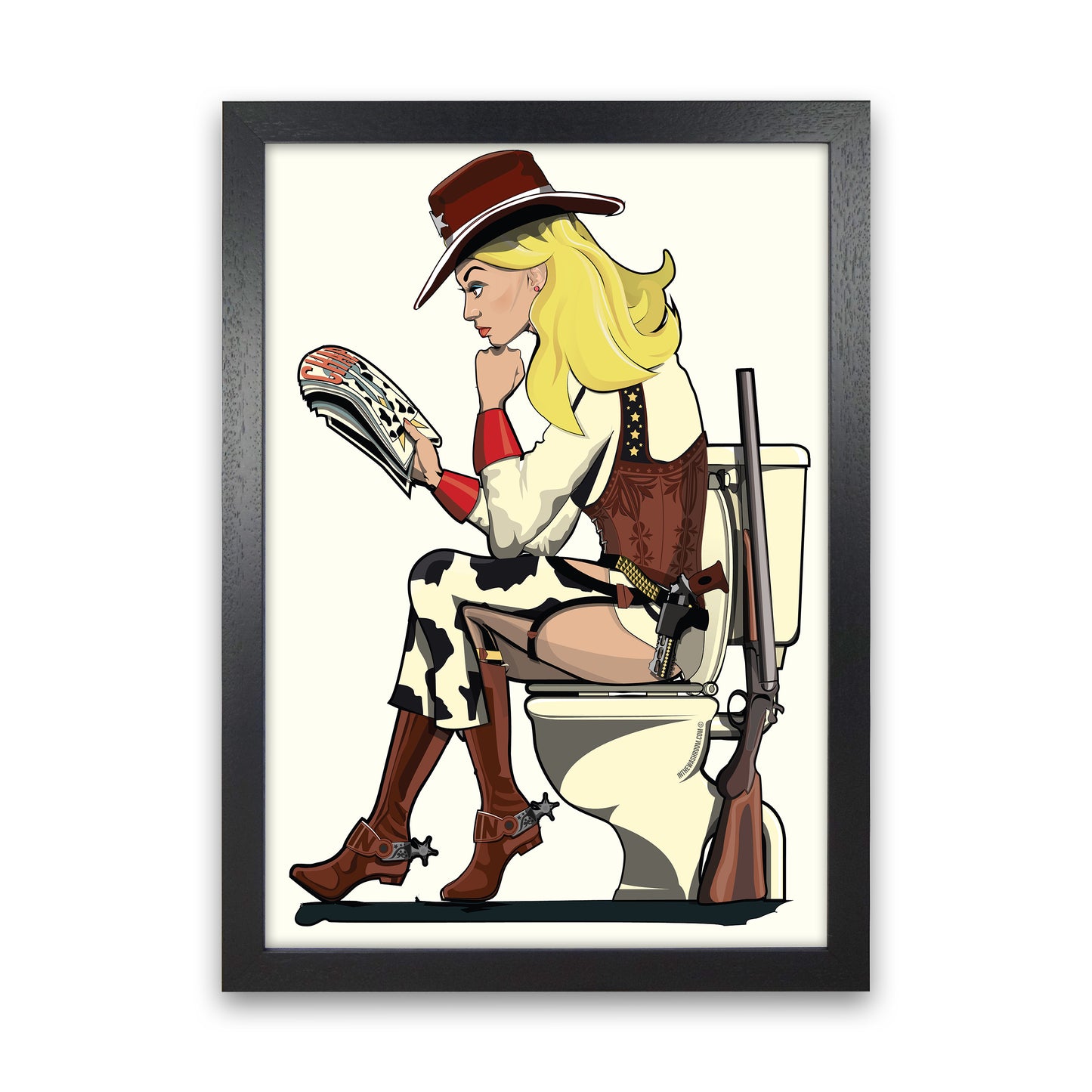 Cowgirl by Wyatt9 Black Grain