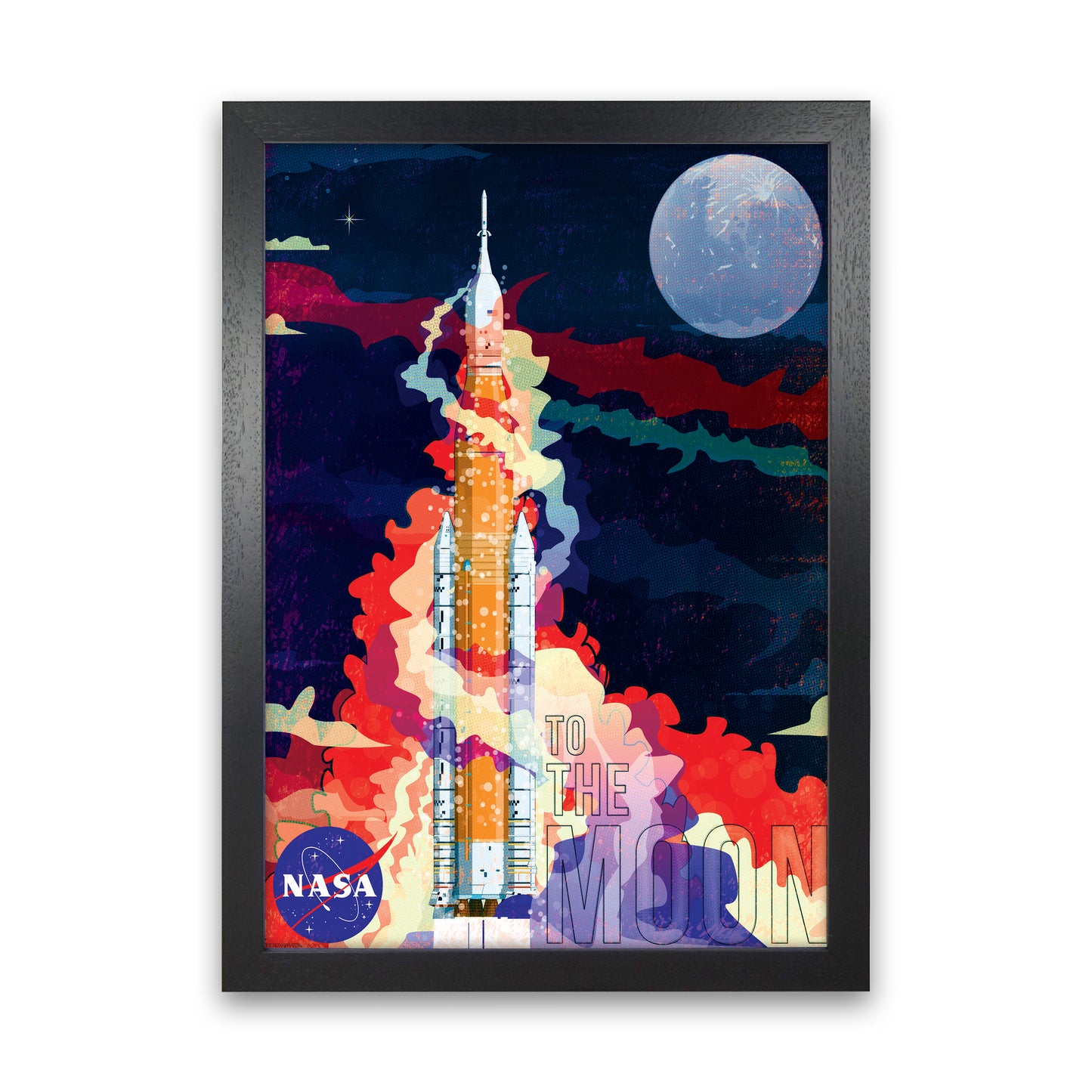 SLS Retro Print by Wyatt9 Black Grain