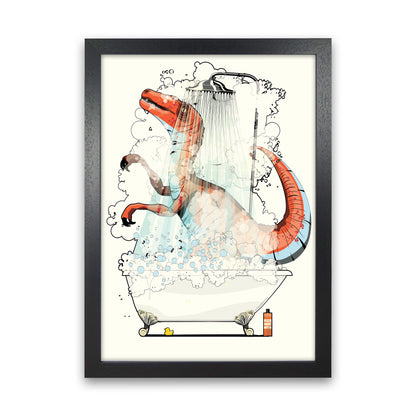 Velociraptor Bathroom by Wyatt9 Black Grain