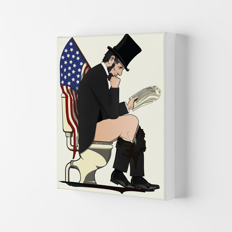 Abraham Lincoln Loo Art Print by Wyatt9 Canvas