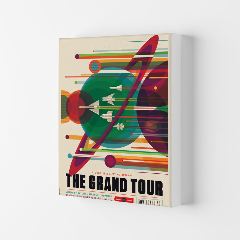Grand Tour Retro Art Print by Wyatt9 Canvas
