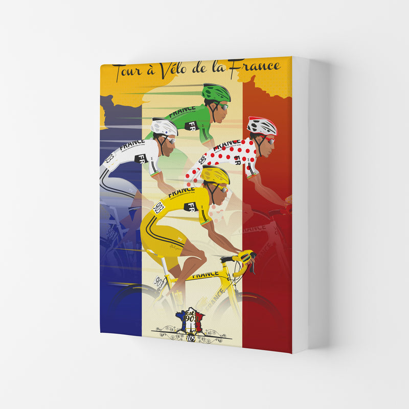Jerseys Cycling Print by Wyatt9 Canvas