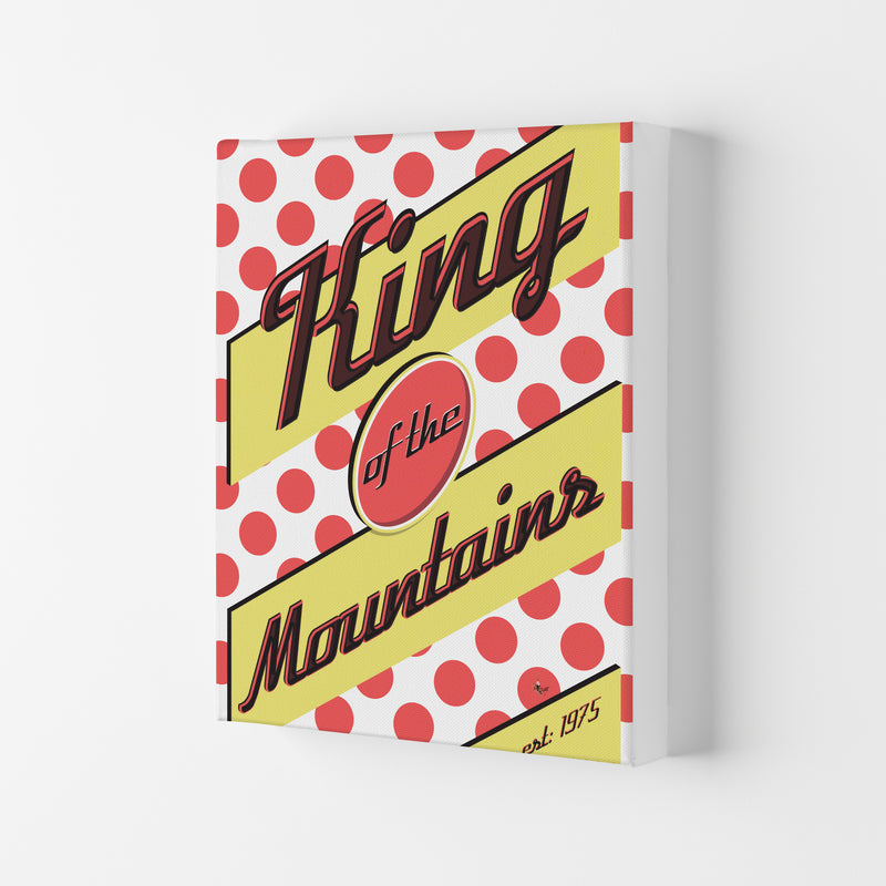 KOTM Cycling Print Red by Wyatt9 Canvas