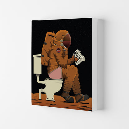 Mars on Loo by Wyatt9 Canvas