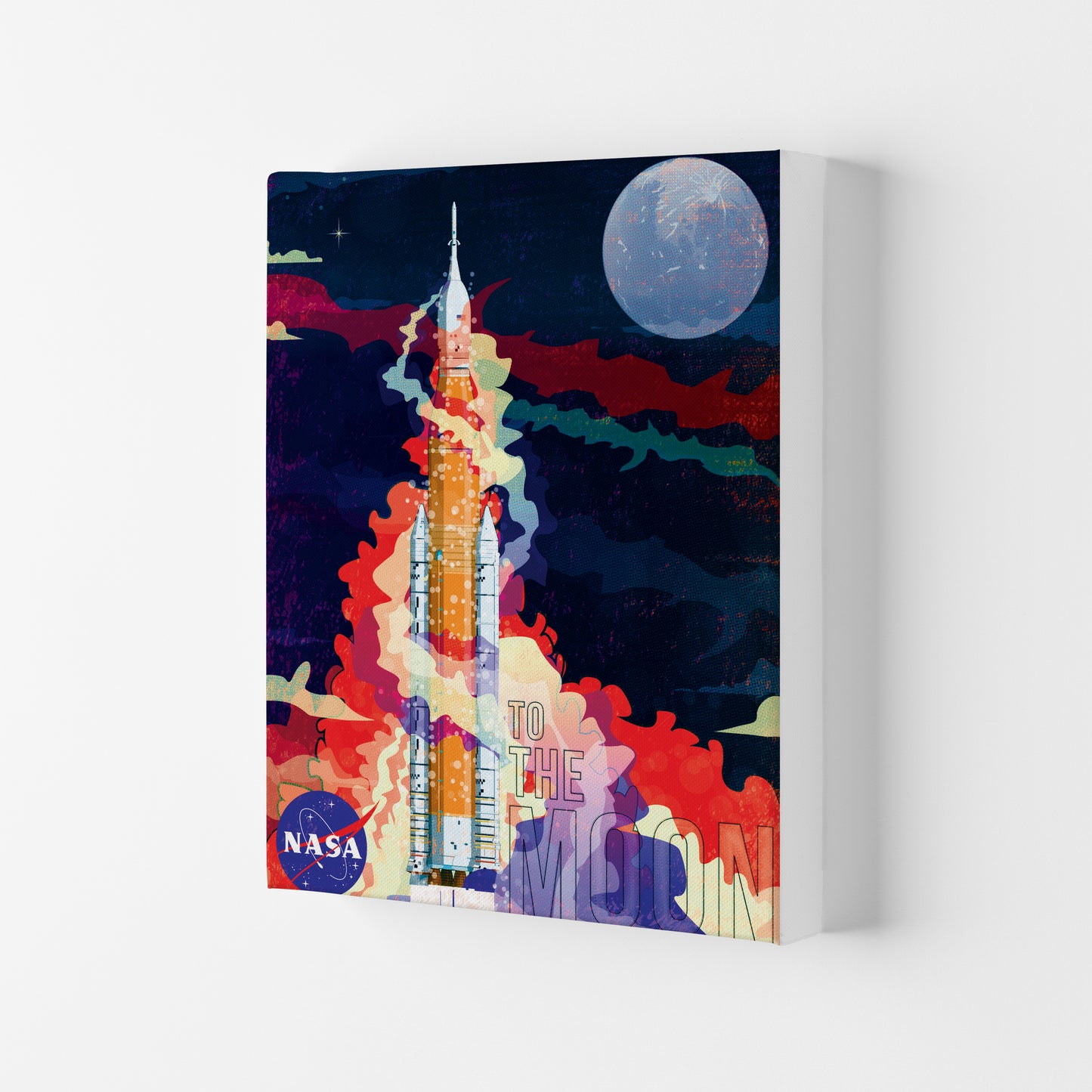 SLS Retro Print by Wyatt9 Canvas