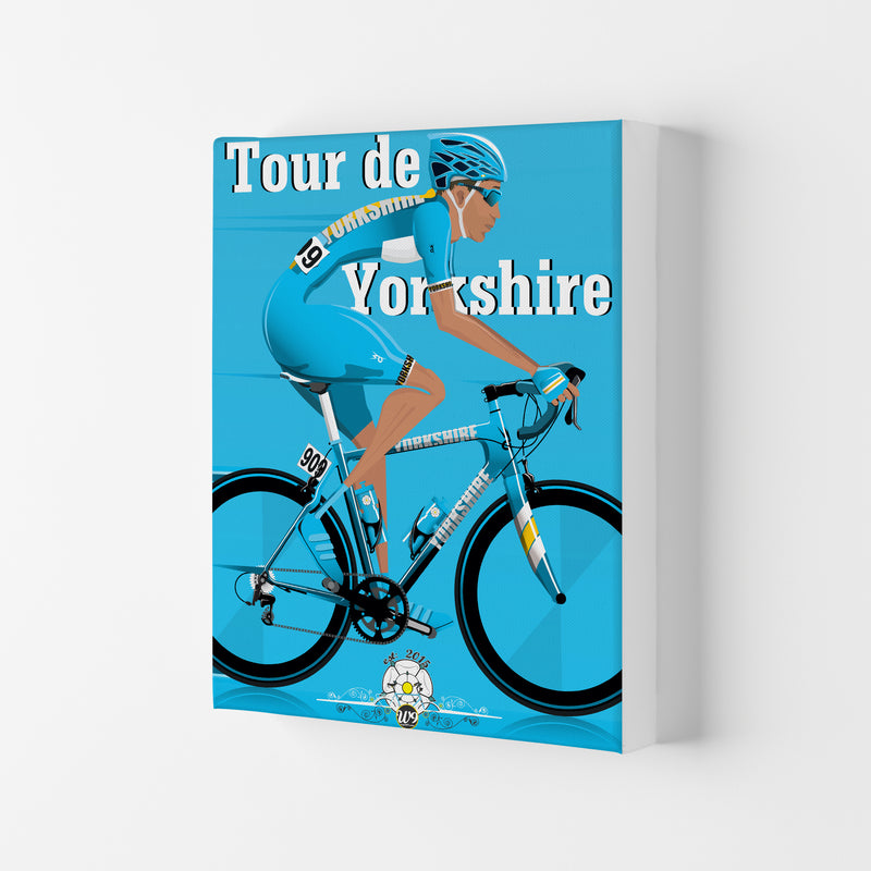 Tour De Yorkshire 2018 Blue by Wyatt9 Canvas