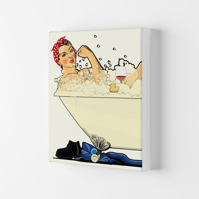 We Can Do It Bath by Wyatt9 Canvas