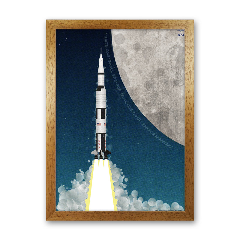 Apollo Art Print by Wyatt9 Oak Grain