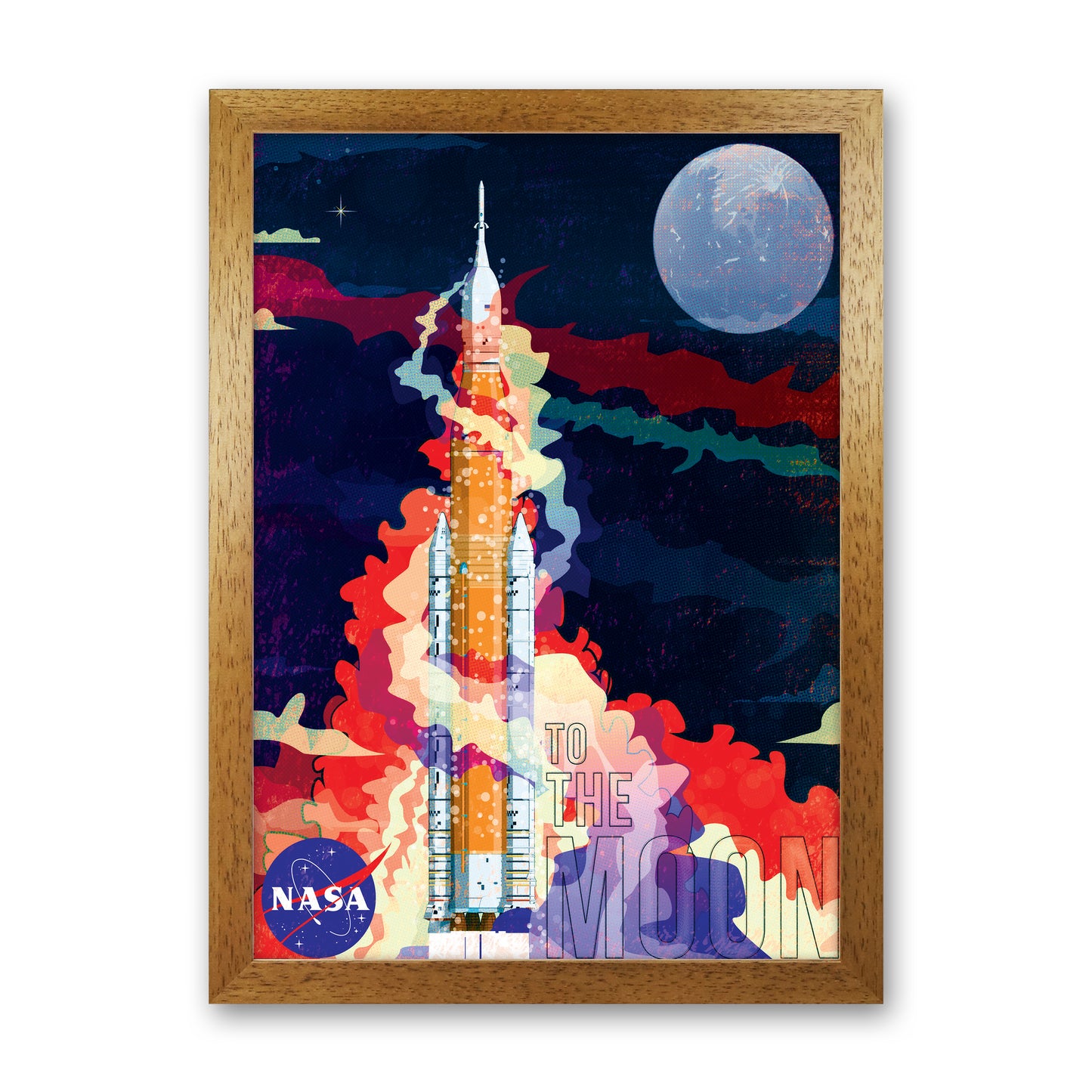 SLS Retro Print by Wyatt9 Oak Grain
