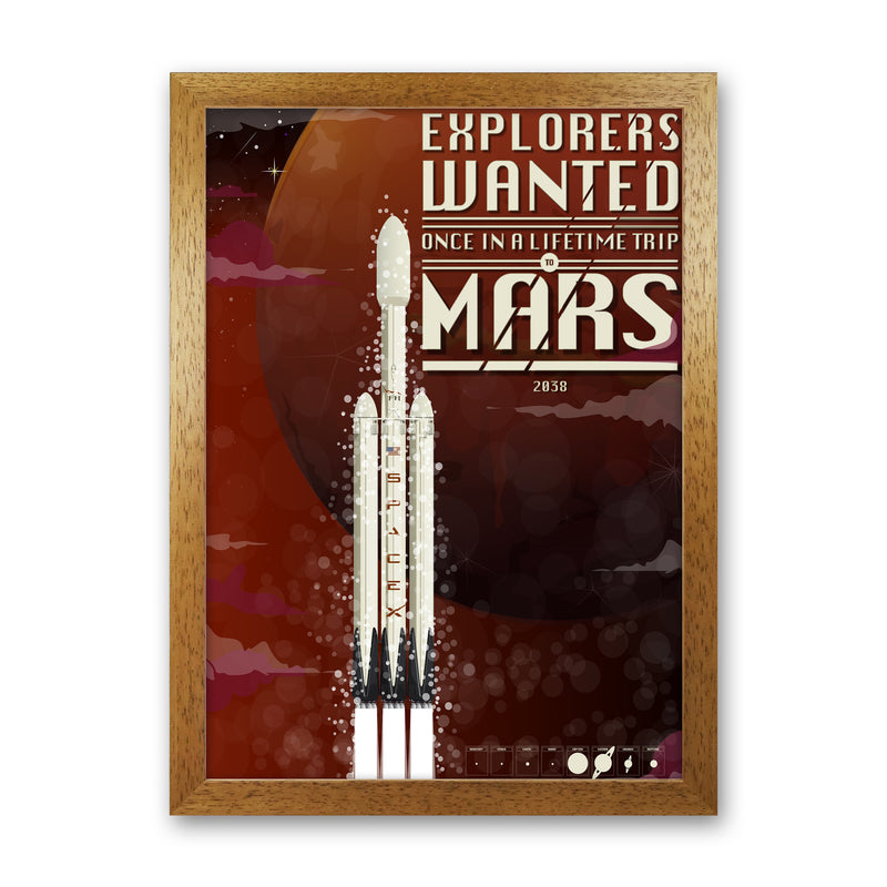 SpaceX by Wyatt9 Oak Grain