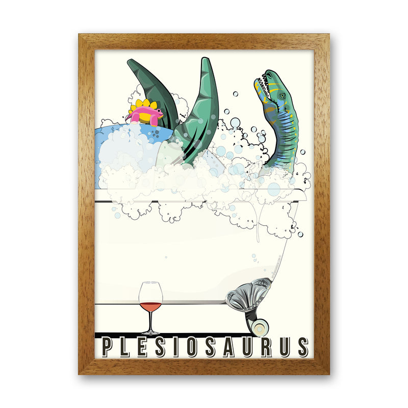 Swimming Dino by Wyatt9 Oak Grain