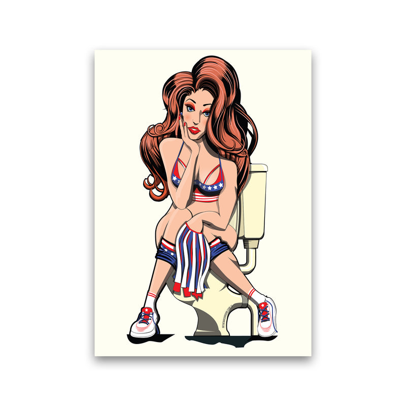 Cheerleader Loo by Wyatt9 Print Only