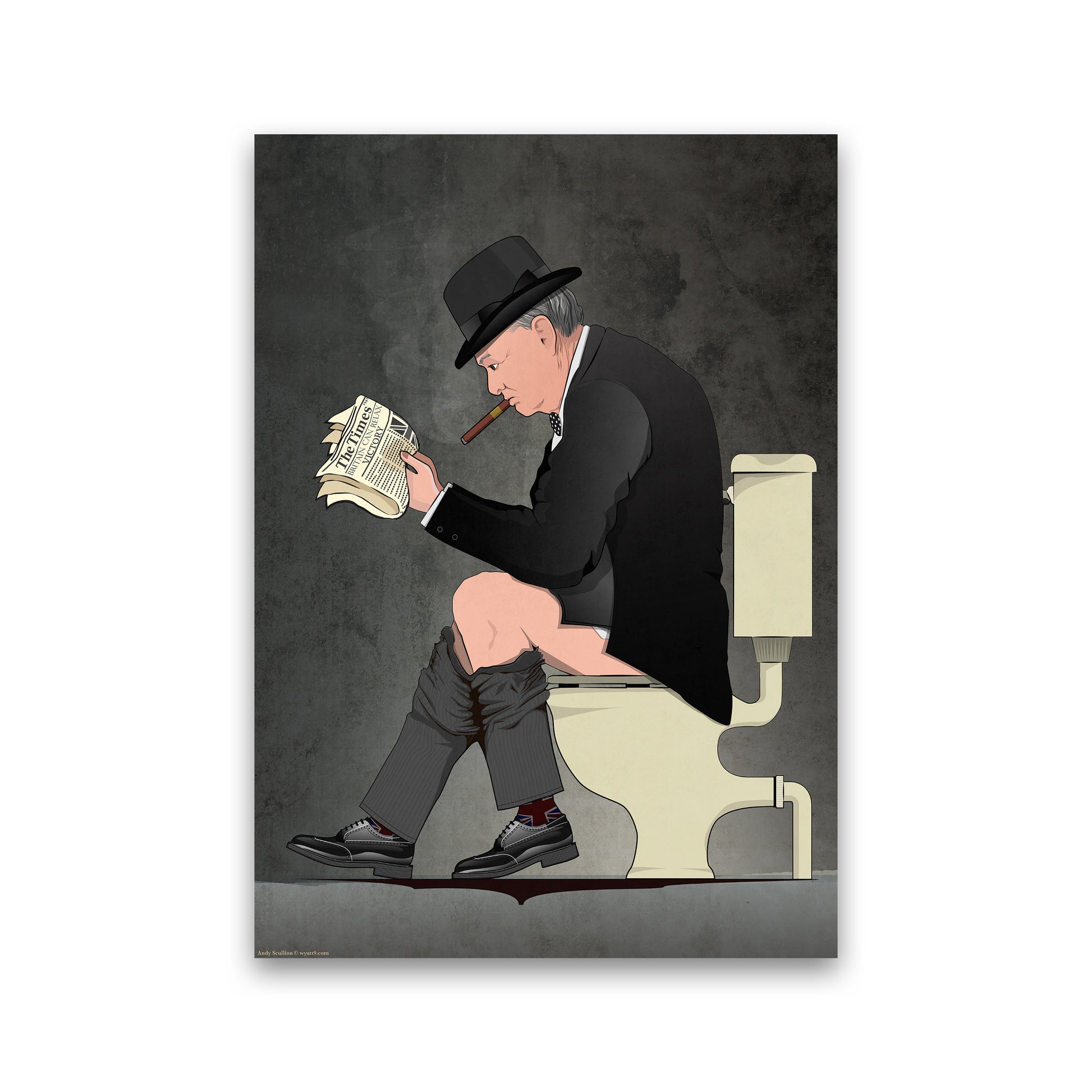 Churchill Art Print by Wyatt9 Print Only