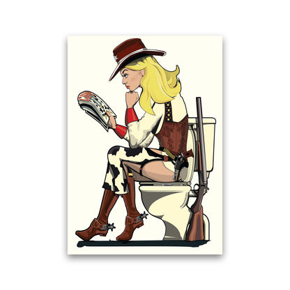 Cowgirl by Wyatt9 Print Only